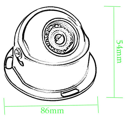 Camera Dimensions Camera Dimensions