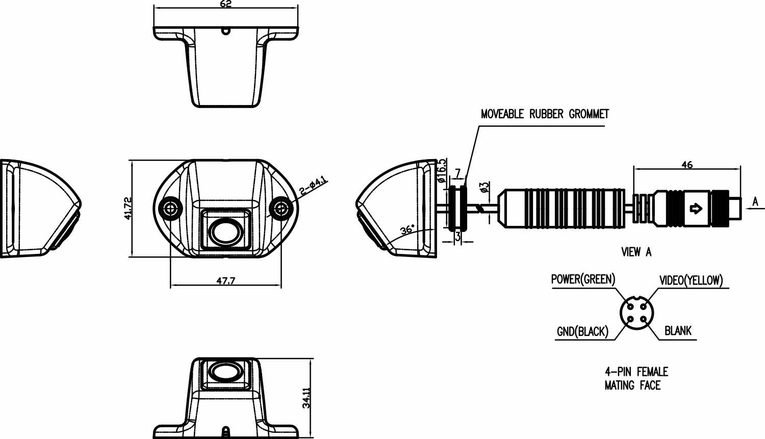 Fisheye Camera Size and Definition Fisheye Camera Size and Definition