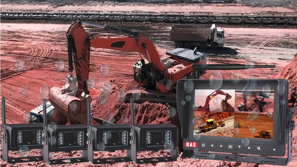 Built for tough Australian conditions, this industrial-grade waterproof reversing camera system includes a 7-inch HD quad monitor and up to four wireless cameras with 100° wide-angle lenses. The monitor delivers sharp, real-time visuals, improving visibility and safety in demanding environments. Fully waterproof, both the monitor and cameras are ideal for forklifts, open cab vehicles, and machinery exposed to rain, dust, and outdoor elements. Reliable and interference-free, it’s designed for consistent performance across agriculture, construction, and industrial sites. Available in 1, 2, 3, or 4-camera configurations to suit your operational needs and reduce blind spots for safer, more efficient operations. Built for tough Australian conditions, this industrial-grade waterproof reversing camera system includes a 7-inch HD quad monitor and up to four wireless cameras with 100° wide-angle lenses. The monitor delivers sharp, real-time visuals, improving visibility and safety in demanding environments. Fully waterproof, both the monitor and cameras are ideal for forklifts, open cab vehicles, and machinery exposed to rain, dust, and outdoor elements. Reliable and interference-free, it’s designed for consistent performance across agriculture, construction, and industrial sites. Available in 1, 2, 3, or 4-camera configurations to suit your operational needs and reduce blind spots for safer, more efficient operations.