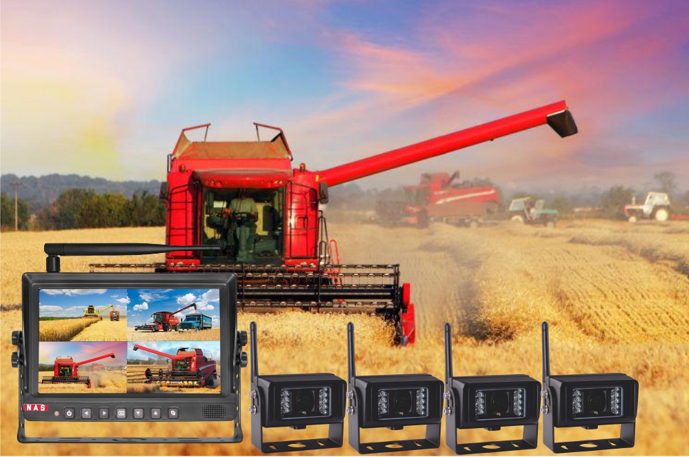9-inch HD 1080P digital wireless reversing camera kit with quad display, supporting up to four cameras. Ideal for trucks, harvesters, tractors, and heavy machinery. Delivers sharp visuals, improves visibility, and reduces blind spots. Perfect for farming, mining, and transport. Wireless setup for easy installation, built tough for Australian conditions. 9-inch HD 1080P digital wireless reversing camera kit with quad display, supporting up to four cameras. Ideal for trucks, harvesters, tractors, and heavy machinery. Delivers sharp visuals, improves visibility, and reduces blind spots. Perfect for farming, mining, and transport. Wireless setup for easy installation, built tough for Australian conditions.
