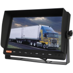 A 10.1-inch AHD reversing monitor with an HD 720P display, designed for use with a reversing camera or rear-view camera. Supports two cameras viewed singularly, providing a large, clear image for improved visibility. Ideal for light commercial and domestic vehicles, enhancing driver awareness and safety.
