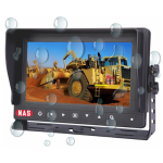 7-inch waterproof AHD reversing monitor with outstanding image quality, built for cars, caravans, trucks, and heavy-duty vehicles. Features an IP68-rated casing, sunlight-readable display, backlit buttons, and IPS technology for wide viewing angles and high colour accuracy. Comes with a U-shaped bracket, with optional mounting brackets available.