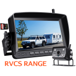 7-inch AHD digital wireless reversing camera kit with DVR functionality. Features a 110° reversing camera and crystal-clear image quality. Ideal for light commercial and domestic use. The interference-free signal ensures reliable performance, while dual-camera view allows for expanded rearview visibility. AHD technology provides high-resolution video output without complex wiring.