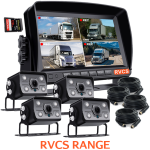 HD 720P 7inch Quad Monitor with 110° Viewing Angle Cameras and Cable Recording Function (TR-QMH74*67Rec)