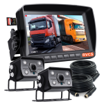 7inch HD Dual Screen Monitor Two Backup Cameras DVR Excellent Image Quality (TR-DMH72*67Rec  - Triune)