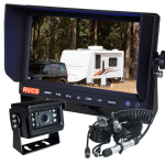 7inch Caravan Reversing Monitor Camera Kit With One Camera Suzie/Curly Cable And One MINI 120° Cameras. Monitor Supports Two Cameras, Option to Add Extra Camera (RV-MSD7T1C18)