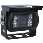 Waterproof IP69K reversing camera with CCD sensor, night vision, and a choice to choose the camera angle (120°, 90°or 60°). Suitable for trucks, caravans & machinery.