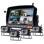 A cost-effective 7-inch AHD digital wireless reversing camera kit with quad or dual split-screen display and built-in DVR. Delivers sharp, interference-free images using AHD technology. This kit supports four cameras simultaneously and suits light commercial and domestic vehicles. With digital wireless transmission, it eliminates complex cabling, making installation simple and flexible. Ideal for improving safety during reversing and monitoring tasks.