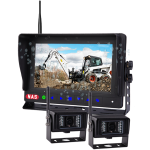 This rugged digital wireless camera kit features a 7” IP68 waterproof AHD monitor and a 1080P IP69K camera, available with either a 100° wide-angle or 60° focused viewing angle. Designed for use on open cab vehicles exposed to the elements—such as tractors, forklifts, agricultural machinery, and marine equipment—it provides crystal-clear visuals and dependable performance. Ideal for harsh Australian conditions, this system enhances safety and operational visibility in demanding environments.