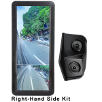 12.3" AI Blind Spot Monitor for Trucks | Dual HD Cameras, DVR, G-Sensor | Industrial Vehicle Safety