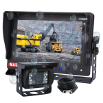 7-inch Sun-Readable Waterproof Reversing Monitor Dual HD Camera Support Kit