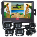 Engineered for trucking, farming, and mining, this high-definition monitor delivers exceptional image clarity. Its intuitive touch interface and touch screen ensure effortless menu navigation and operation.
