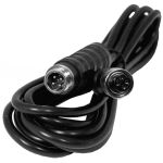 A 2m reversing camera extension cable with secure 4-pin aviation connectors and rubber O-rings for a waterproof, vibration-resistant connection. Made from high-quality airline aviation cable, it features a 4-pin female and male end, ensuring compatibility with NAS reversing cameras and monitors. Ideal for cars, trucks, caravans, and trailers, providing a stable and interference-free video connection.