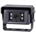 Industrial-grade reversing camera with IP69K waterproof rating, CCD sensor, night vision, and viewing angles of 120°, 90°, 69°, or 30°.
