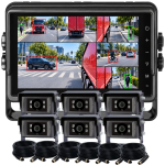 10.1 Inch AI 6 Camera Wired System for Trucks, Mining and Heavy Equipment