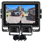 7 Inch AI 2 Camera Wired System with Split Screen Viewing