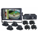 ‌360° Vehicle Surround View System:‌ Features a 7-inch HD touchscreen display, four 1080P fisheye cameras, and a panoramic processing unit. Delivers a genuine 360° overhead bird's-eye perspective. Built to industrial-grade standards.