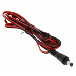 2m DC Extension Lead, 5.5x2.1mm Male Connector, Pre-Tinned & Stripped Wires