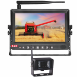 9-inch HD digital wireless reversing camera kit with one 1080P waterproof camera and 100° viewing angle. Designed for trucks, agricultural machinery, mining, and commercial vehicles. Features a high-resolution monitor, stable wireless transmission, and rugged weatherproof build. Split-screen ready to support up to four cameras for full vehicle coverage. Ideal for industrial and farm equipment, with easy 10~32V DIY installation for Australian conditions.