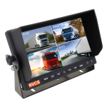 A 7-inch wired AHD quad reversing monitor designed for cars, caravans, and light commercial vehicles. This high-definition display supports up to four cameras, offering enhanced visibility for safer reversing and maneuvering. Its rugged build ensures durability, making it suitable for various driving conditions. The quad-split display allows for customisable viewing options, providing a comprehensive view of the vehicle’s surroundings.