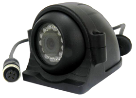 120° side mount reversing camera with adjustable eyeball, IP67 waterproof rating & forward or rear-view design for cars, utes & light commercial vehicles.