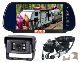 Caravan Suzie Cable Kit Includes Mirror Monitor The Best Quality Commercial Grade Backup Camera. Select Camera Angle & is Available in White or Black Housing. Monitor Supports Two Cameras, Option to Add Extra Camera (HDMSD87T1C02).