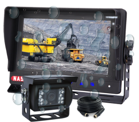 7-inch Sun-Readable Waterproof Reversing Monitor Dual HD Camera Support Kit