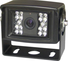 1080P HD reversing camera with a 120° wide-angle view, IP68 waterproof rating, 18 infrared LED lights for night vision, and optional built-in audio. Ideal for domestic and light commercial vehicles.