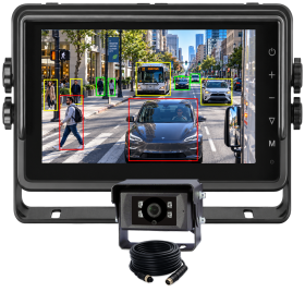 10.1 Inch AI 1 Camera Wired System for Trucks and Heavy Equipment
