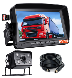 7-inch HD Split Screen Monitor and Backup Camera Kit, Camera Angle 110° Excellent High Quality Picture Suite Caravan, Trucks, Vans, Cars, 4WDs (RV-MHSUD767Rec)