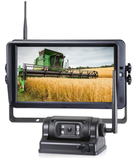 10.1-Inch AHD Wireless Touch Screen Monitor paired with an HD 1080P Portable Camera, offering a premium reversing solution. The camera is equipped with a 12-hour built-in battery and a robust magnetic base, allowing secure attachment and hassle-free setup. This wireless system delivers crystal-clear visuals and seamless connectivity, making it ideal for forklifts, trucks, and trailers. Designed for convenience and durability, it ensures enhanced visibility in tight spaces or during long hauls, providing a perfect combination of portability, advanced technology, and high-definition clarity.