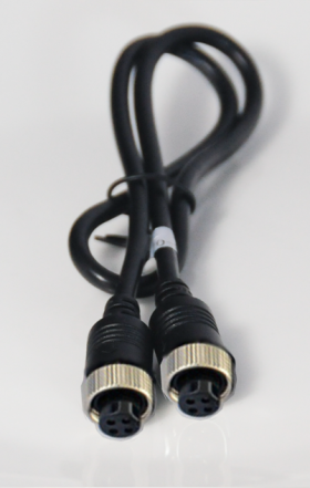 A 300mm female-to-female reversing camera extension cable with heavy-duty 4-pin aviation connectors, designed for seamless connectivity in reversing camera systems. The screw-tight connectors ensure a secure, vibration-resistant fit, while rubber O-rings provide a waterproof and dustproof seal, protecting against moisture and debris. Made from durable airline aviation cable, this adapter is ideal for situations where standard NAS camera cables have mismatched connections.