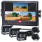 9-inch HD quad monitor and three 1080P observation cameras provide the detailed and reliable rear view security.