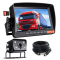 7-inch HD Split Screen Monitor and Backup Camera Kit, Camera Angle 110° Excellent High Quality Picture Suite Caravan, Trucks, Vans, Cars, 4WDs (RV-MHSUD767Rec)
