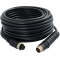 A heavy-duty reversing camera extension cable 20M length with secure 4-pin waterproof aviation connectors for a stable, interference-free connection. The push-in and screw-tight design ensures a vibration-resistant fit, while rubber O-rings create a waterproof and dustproof seal, preventing moisture and dirt ingress. Made from durable airline aviation cable, it features a 4-pin female end and a 4-pin male end, compatible with NAS reversing cameras and monitors. Ideal for use in cars, trucks, caravans, trailers, and heavy machinery, providing clear and reliable rear-view visibility.