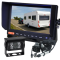 One Backup Camera, 90° Viewing Angle, 7" Monitor & a  Curly Cable Connection for a Caravan. Monitor Supports Two Cameras, Option to Add Extra Camera (RV-MSD7T1C13)