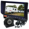7inch Caravan Reversing Monitor Camera Kit With One Camera Suzie/Curly Cable And One 120° Camera. The Camera Eyeball can be Manoeuvred into any position.  Monitor Supports Two Cameras, Option to Add Extra Camera  (RV-MSD7T1C14)