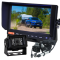 7" Caravan Reversing Camera Kit With One Camera Woza/Curly Cable and a 120° Waterproof Backup Camera.  Monitor Supports Two Cameras, Option to Add Extra Camera (RV-HDMSD7T1HD15-RVCS)