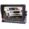 A 7-inch AHD reversing monitor with a high-resolution display, designed for cars, caravans, trucks, and heavy-duty vehicles. Supports two cameras but displays a single view, providing clear, stable visibility with a secure wired connection.