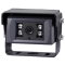 Industrial-grade reversing camera with IP69K waterproof rating, CCD sensor, night vision, and viewing angles of 120°, 90°, 69°, or 30°.