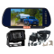 Rear Vision Mirror Backup Monitor with Touch Controls, 120 Degree Solid Camera For a Wide Vision When Reversing the Caravan and Includes a Suzie cable.  Monitor Supports Two Cameras, Option to Add Extra Camera (HDMSD87T1CHD15).