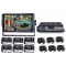 Industrial-grade six-camera 360° surround view system with seven-inch or ten-point-one-inch touchscreen monitor, providing real-time panoramic vehicle monitoring.