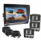 Farming Rear View Kit With 9inch Quad Reversing Monitor And Three 1080P Reversing Cameras 120°.  Monitor Supports Four Reversing Cameras Option To Add Extra Camera - Light Commercial (RV-HDMSD9Quad3*CHD15 - RVCS)